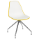 Стілець Tilia Eos-Z ніжки металеві жовтий - біла слонова кістка