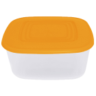Контейнер пищевой 3 л верх оранжевый, низ прозрачный