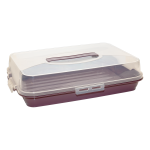 Тортовниця прямокутна коричнева