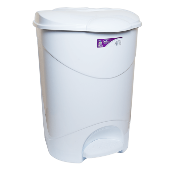 Відро для сміття з педаллю Irak Plastik Bella №3 30л біле