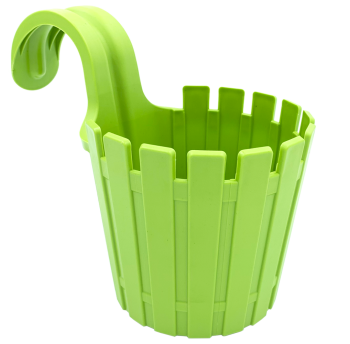 Горщик для квітів балконний підвісний Akasya Single 1,5 л зелений