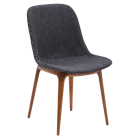 Стілець Tilia Shell-W Pad сидіння з тканиною pied de poule-07