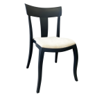 Стілець Papatya Toro-S Soft антрацитовий, подушка бежева