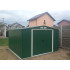 Сарай металевий ECO 320x302x196 см зелений з білим
