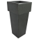 Горщик для квітів квадратний Premium Double 16 л антрацитовий