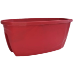 Горшок для цветов на перила Emerald 15,5 л красный