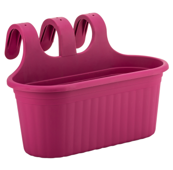 Горщик для квітів балконний підвісний Camellia 6,5 л фіолетовий