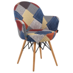 Кресло Tilia Gora-V ножки буковые, сиденье с тканью PATCHWORK