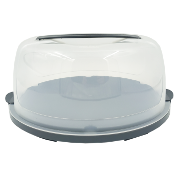 Тортовниця d28,5 см сіра