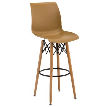 Стілець барний Tilia Laser-V ніжки букові колір дерево