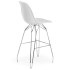 Стілець барний Tilia Eos-M ніжки металеві хромовані біла слонова кістка - біла слонова кістка
