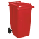 Бак для мусора на колесах с ручкой 240 л красный