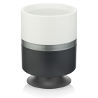 Горщик для квітів Ribbon 4 л вертикальний антрацитовий-білий