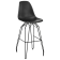 Стілець барний Tilia Eos-M ніжки металеві фарбовані чорний - чорний