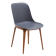Стілець Tilia Shell-W вугільний