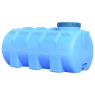 Ємність для зберігання дизельного палива 500 л горизонтальна ГО ПБ блакитна