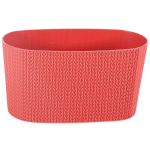 Горщик для квітів балконний з дренажем Sumela 4,7 л червоний