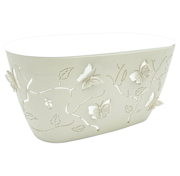 Горщик для квітів балконний 3D 4,1 л бежевий