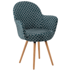 Крісло Tilia Gora-N ніжки букові, сидіння з тканиною ARTCLASS 808