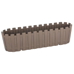 Горщик для квітів балконний Akasya 9 л сіро-коричневий