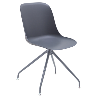Стілець Tilia Shell-ZP вугільний - вугільний