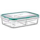 Контейнер Fresh Box  2 відсіки 0,5 л + 0,5 л прозорий