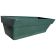 Грядка пластикова 210 л темно-зелена