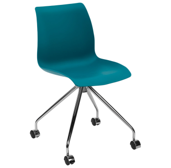 Стілець Tilia Lazer-O ніжки металеві зелена нафта