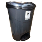 Відро для сміття з педаллю Irak Plastik Bella №3 30л антрацитове Відро для сміття з педаллю Irak Plastik Bella №3 30л антрацитове
