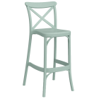 Стул барный Tilia Capri 65 см серо-зеленый 