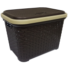 Кошик для білизни під ротанг 20 л коричневий