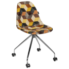 Стілець Tilia Eos-O сидіння з тканиною, ніжки металеві SIESTA 301