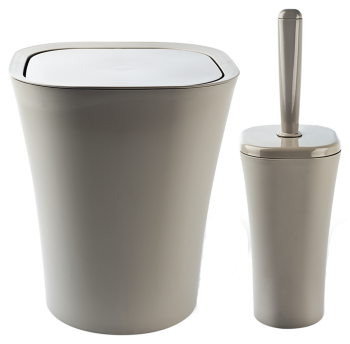 Набір для ванної кімнати Planet Papillon 2 предмета латте