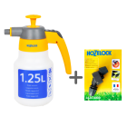 Обприскувач 1,25 л помповий + Насадка універсальна Multi Jet у подарунок