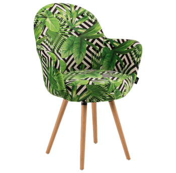 Крісло Tilia Gora-N ніжки букові, сидіння з тканиною VOKATO