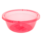 Таз круглый 1,6 л красный