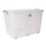 Контейнер на колесах Irak Plastik 60 л прозорий