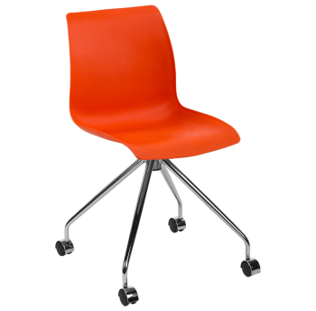 Стілець Tilia Lazer-O ніжки металеві помаранчевий
