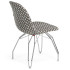 Стілець Tilia Eos-M сидіння з тканиною, ніжки металеві хромовані ARTCLASS 802