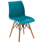 Стілець Tilia Laser-V ніжки букові зелена нафта