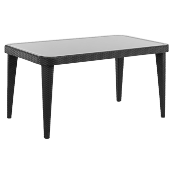 Стол Tilia Osaka 90x150 см ножки пластиковые черный