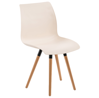 Стілець Tilia Laser-N ніжки букові кремовий
