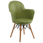 Кресло Tilia Gora-V ножки буковые хаки