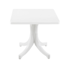 Стіл квадратний Papatya Фаворит 80x80 білий