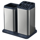 Органайзер для ножів та кухонних приладів JAH з УФ-стерилізатором срібний металік