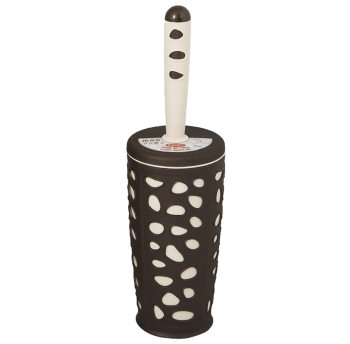 Йоржик для унітазу Planet Stone коричнево-кремовий