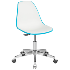 Стул офисный Tilia Eos-Office бирюзовый - белая слоновая кость