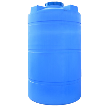 Бочка 2500 л вертикальна ПБ блакитна