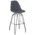 Стул барный Tilia Eos-X сиденье с тканью, ножки металлические крашеные ARTCLASS 805