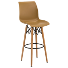 Стілець барний Tilia Laser-V ніжки букові колір дерево